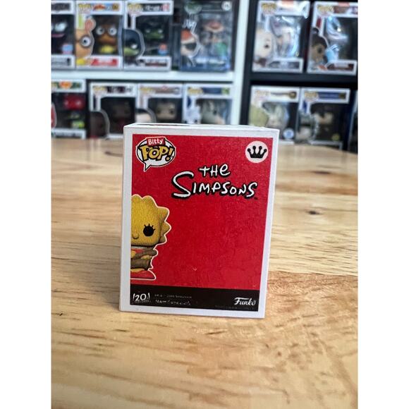 BITTY Lisa Simpson Funko Pop #497 Simpsons Animation TV Television Disney Sax - Picture 3 of 6